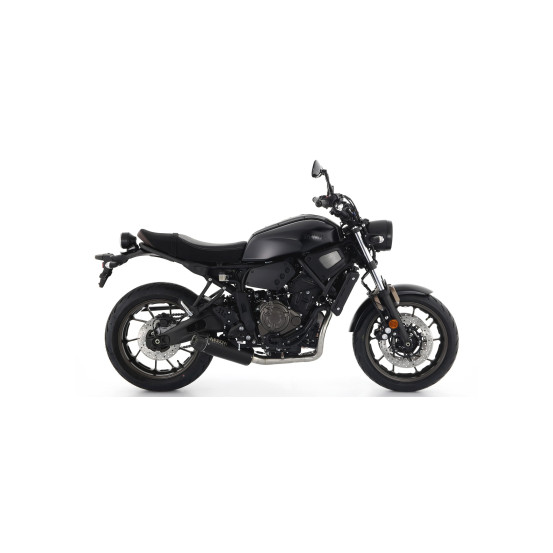 Silencieux Rebel ARROW - inox dark - embout carbone - homologué - YAMAHA XSR 700 2021-2024