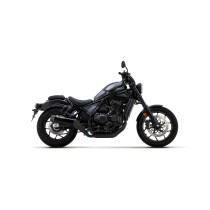 Silencieux Rebel ARROW - inox dark - embout carbone - homologué - HONDA CMX 1100 Rebel ARROW 2021-2025