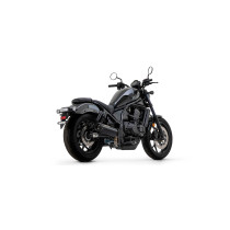 Silencieux Rebel ARROW - inox dark - embout aluminium dark - homologué - HONDA CMX 1100 Rebel ARROW 2021-2025 2