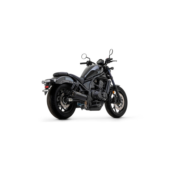 Silencieux Rebel ARROW - inox dark - embout aluminium dark - homologué - HONDA CMX 1100 Rebel ARROW 2021-2025