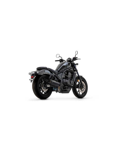 Silencieux Rebel ARROW - inox dark - embout aluminium dark - homologué - HONDA CMX 1100 Rebel ARROW 2021-2025