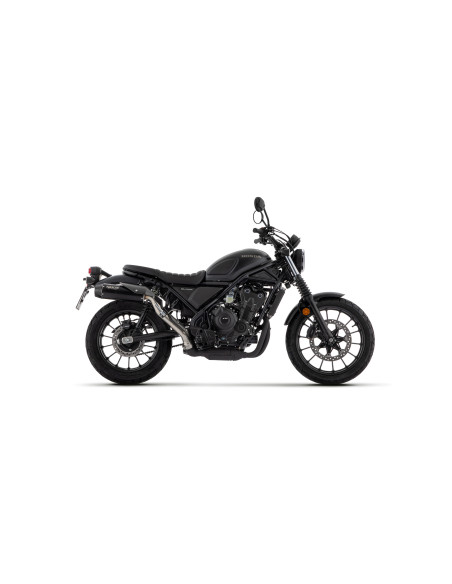 Silencieux Rebel ARROW - inox dark - embout carbone - homologué - HONDA CL 500 2023-2024