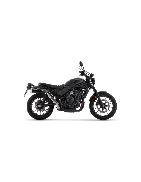 Silencieux Rebel ARROW - inox dark - embout aluminium poli - homologué - HONDA CL 500 2023-2024