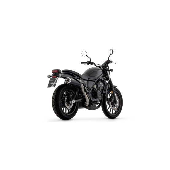 Silencieux Rebel ARROW - inox dark - embout aluminium poli - homologué - HONDA CL 500 2023-2024