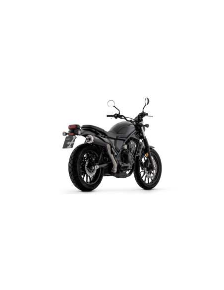 Silencieux Rebel ARROW - inox dark - embout aluminium poli - homologué - HONDA CL 500 2023-2024