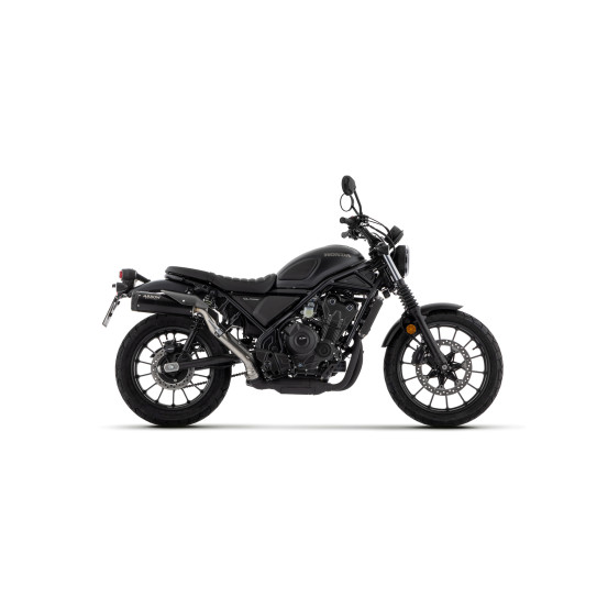Silencieux Rebel ARROW - inox dark - embout aluminium dark - homologué - HONDA CL 500 2023-2024