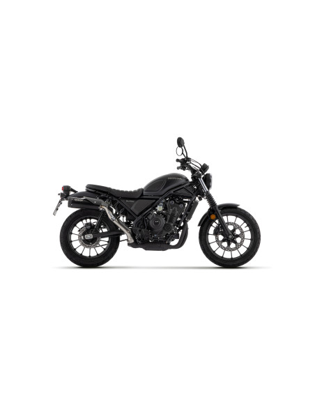 Silencieux Rebel ARROW - inox dark - embout aluminium dark - homologué - HONDA CL 500 2023-2024