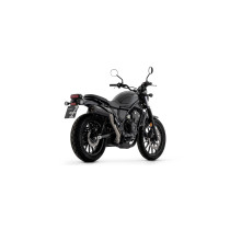 Silencieux Rebel ARROW - inox dark - embout aluminium dark - homologué - HONDA CL 500 2023-2024 2
