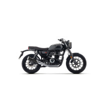 Silencieux Rebel ARROW - inox dark - embout aluminium - homologué - HONDA GB 350 S 2025-2026