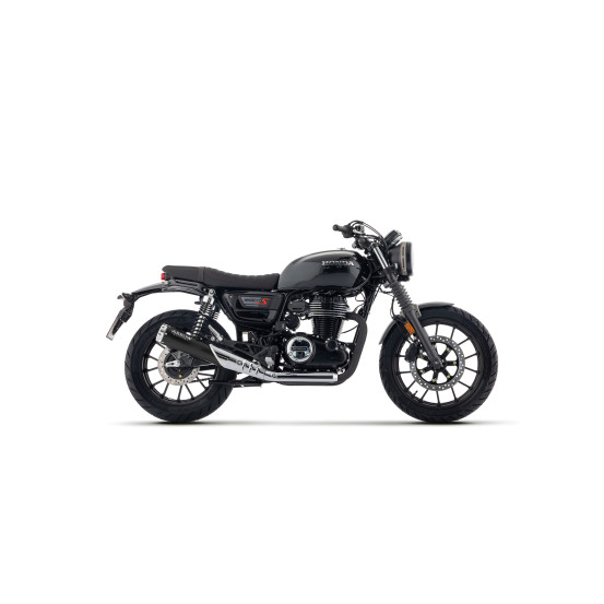 Silencieux Rebel ARROW - inox dark - embout aluminium - homologué - HONDA GB 350 S 2025-2026