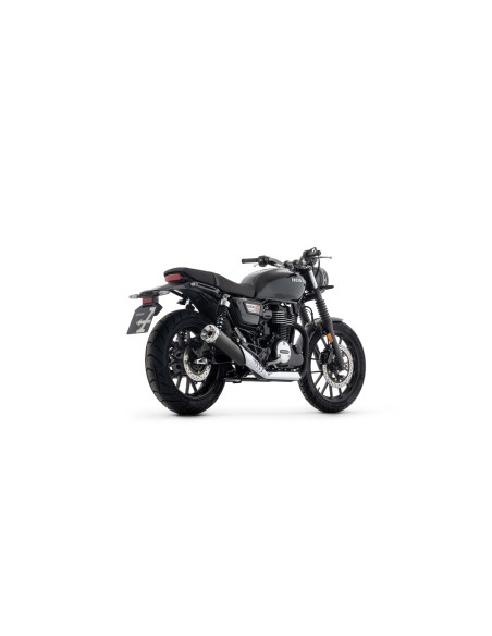 Silencieux Rebel ARROW - inox dark - embout aluminium - homologué - HONDA GB 350 S 2025-2026