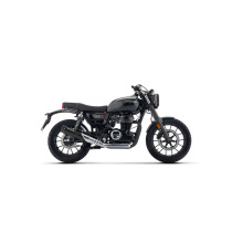 Silencieux Rebel ARROW - inox dark - embout aluminium dark - homologué - HONDA GB 350 S 2025-2026