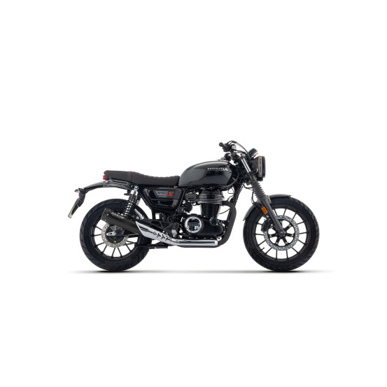 Silencieux Rebel ARROW - inox dark - embout aluminium dark - homologué - HONDA GB 350 S 2025-2026