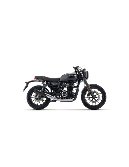 Silencieux Rebel ARROW - inox dark - embout aluminium dark - homologué - HONDA GB 350 S 2025-2026