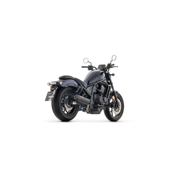 Silencieux Rebel ARROW - titane dark - embout carbone - homologué - HONDA CMX 1100 Rebel ARROW 2025-2026