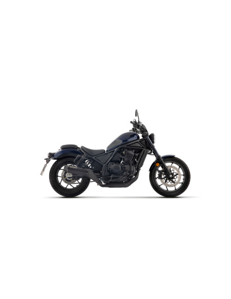 Silencieux Rebel ARROW - titane dark - embout aluminium dark - homologué - HONDA CMX 1100 Rebel ARROW 2025-2026