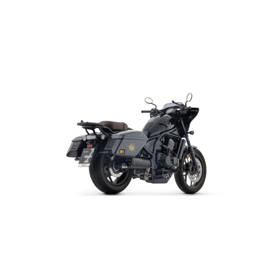 Silencieux Rebel ARROW - inox dark - embout aluminium dark - homologué - HONDA CMX 1100 Rebel ARROW T 2025-2026