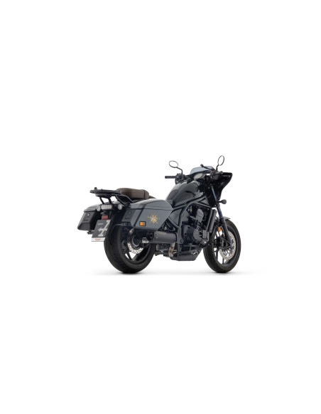Silencieux Rebel ARROW - inox dark - embout aluminium dark - homologué - HONDA CMX 1100 Rebel ARROW T 2025-2026