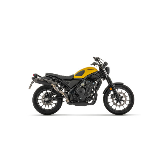 Silencieux Rebel ARROW - inox dark - embout aluminium dark - homologué - HONDA CL 500 2025-2026
