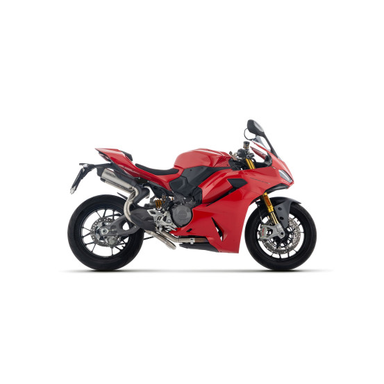 Paire de silencieux Round-Sil racing ARROW - titane dark - embout carbone - non homologué - DUCATI