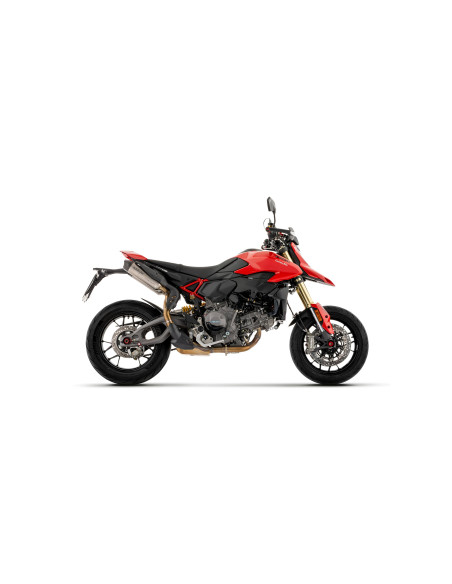 Paire de silencieux Round-Sil racing ARROW - titane dark - embout carbone - non homologué - DUCATI