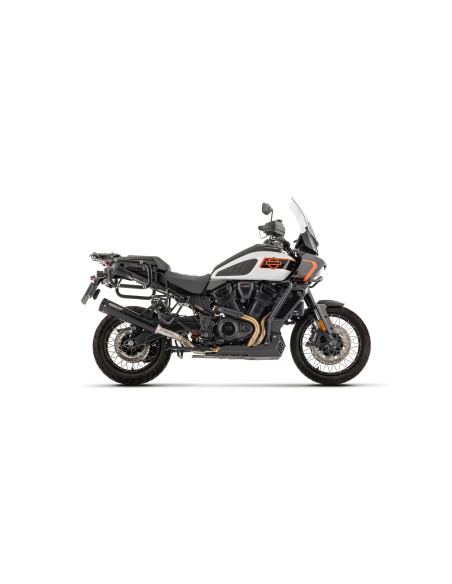 Silencieux Rebel en ARROW - nichrome dark - embout aluminium dark - non homologué - HARLEY-DAVIDSON PAN AMERICA 1250 2026