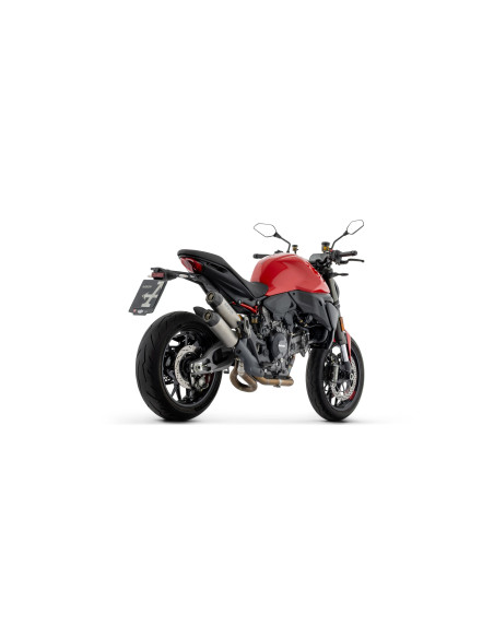 Double silencieux Round-Sil racing ARROW - titane - embout carbone - non homologué - DUCATI
