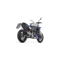 Silencieux Pro-Race ARROW - titane - embout inox - homologué - BMW F 900 R / F 900 XR - F 900 R A2 / F 900 XR A2 2025-2026 2