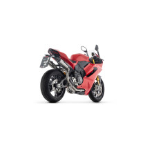 Paire de silencieux Round-Sil ARROW - titane dark - embout carbone - homologué - DUCATI 2