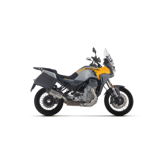 Silencieux Indy Race EVO ARROW - titane - embout carbone - homologué - MOTO GUZZI V100 MANDELLO 2023-2026 - STELVIO 2025-2026