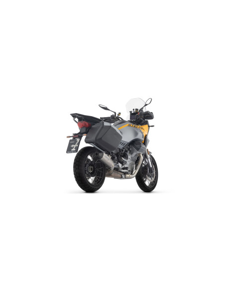 Silencieux Indy Race EVO ARROW - titane - embout carbone - homologué - MOTO GUZZI V100 MANDELLO 2023-2026 - STELVIO 2025-2026