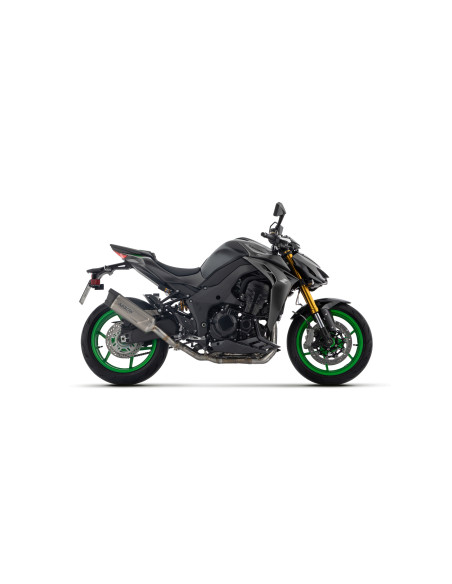 Silencieux Indy Race EVO ARROW - aluminium dark - embout carbone - homologué - KAWASAKI Z 1100 / Z 1100 SE 2025-2026