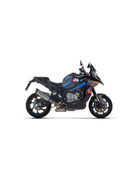 Silencieux Indy Race EVO ARROW - aluminium dark - embout carbone - homologué - BMW M 1000 XR 2025-2026