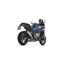 Silencieux Indy Race EVO ARROW - aluminium dark - embout carbone - homologué - BMW M 1000 XR 2025-2026 2