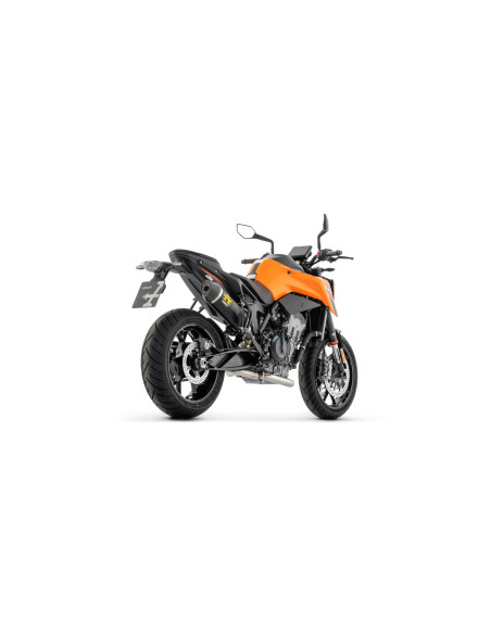 Silencieux Race-Tech ARROW - aluminium dark - embout carbone - homologué - KTM 790 DUKE 2025-2026