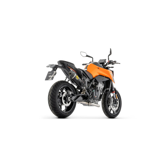 Silencieux Race-Tech ARROW - titane - embout carbone - homologué - KTM 790 DUKE 2025-2026