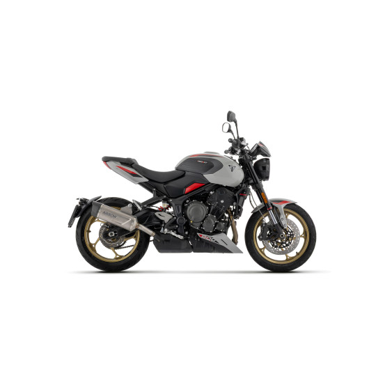 Silencieux Indy Race EVO ARROW - titane - embout carbone - homologué - TRIUMPH TRIDENT 800 2026