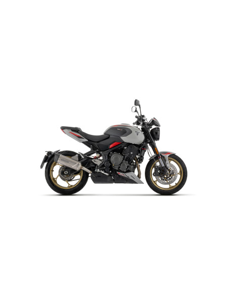 Silencieux Indy Race EVO ARROW - titane - embout carbone - homologué - TRIUMPH TRIDENT 800 2026