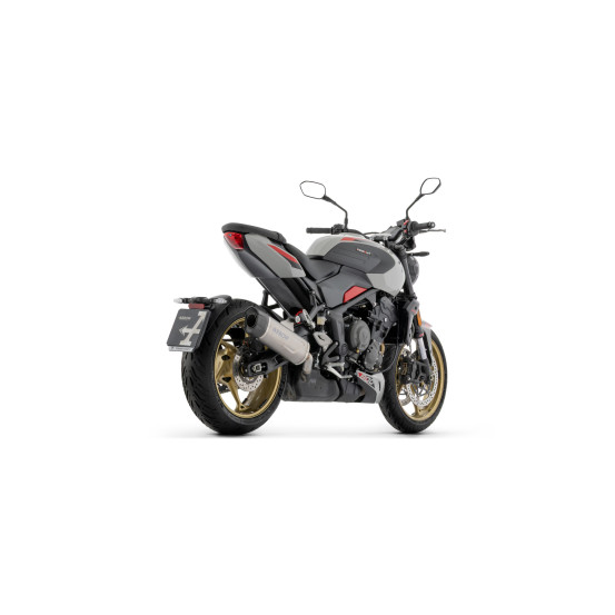 Silencieux Indy Race EVO ARROW - titane - embout carbone - homologué - TRIUMPH TRIDENT 800 2026