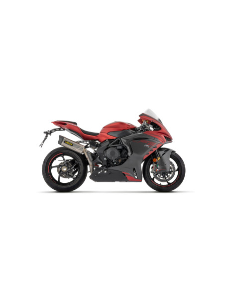 Silencieux Indy Race EVO ARROW - titane - embout carbone - homologué - MV AGUSTA F3 800 2022-2026