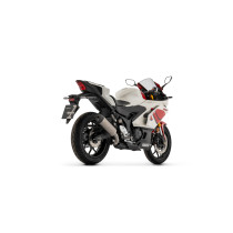 Silencieux Icon ARROW - titane - embout carbone - homologué - YAMAHA YZF R3 - MT-03 2025-2026 2