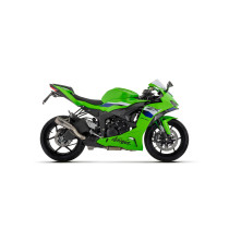 Silencieux Pro-Race avec raccord ARROW - titane - embout inox - homologué - KAWASAKI ZX-6R 636 2024-2026