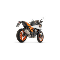 Silencieux Pista ARROW - aluminium dark - embout carbone - homologué - KTM DUKE 990 2026 2