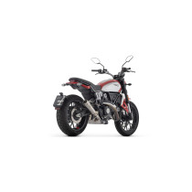 Silencieux Pro-Race ARROW - nichrome dark - homologué - DUCATI SCRAMBLER 800 2025-2026 2