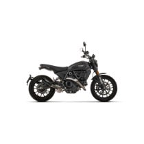 Silencieux Rebel ARROW - inox dark - embout aluminium dark - homologué - DUCATI SCRAMBLER 800 2025-2026