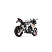 Silencieux Indy Race EVO ARROW - aluminium dark - embout carbone - homologué - ZONTES ZT703-RR 2025-2026 2