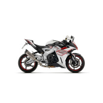 Silencieux Indy Race EVO ARROW - titane - embout carbone - homologué - ZONTES ZT703-RR 2025-2026
