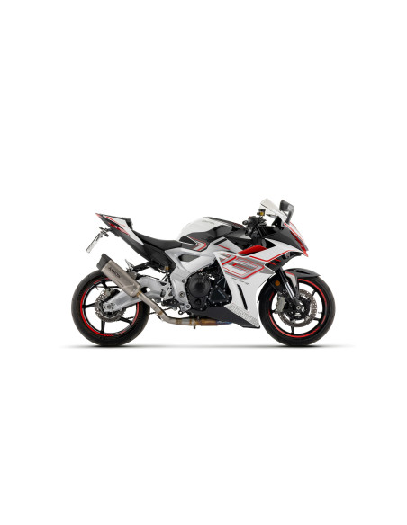 Silencieux Indy Race EVO ARROW - titane - embout carbone - homologué - ZONTES ZT703-RR 2025-2026