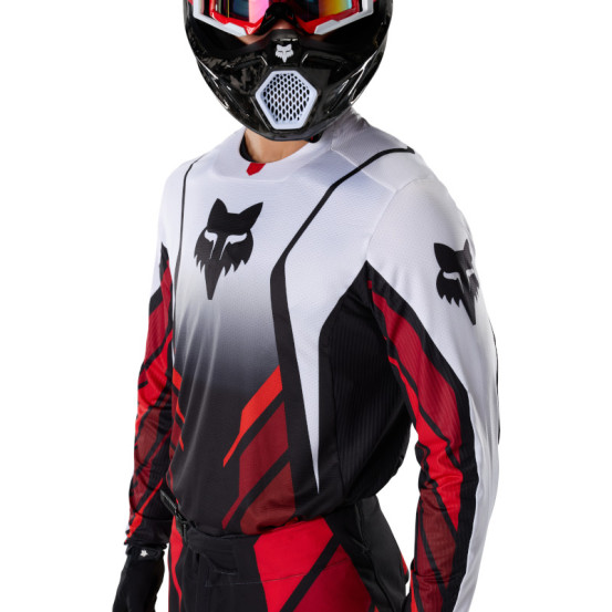 Maillot cross Fox 2027 360 Foundry - Rouge Fluo