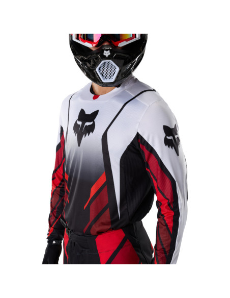 Maillot cross Fox 2027 360 Foundry - Rouge Fluo